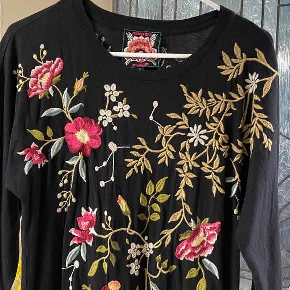 Johnny Was Embroidered Dress . MIDI Excellent NEW Condition - Picture 2 of 6